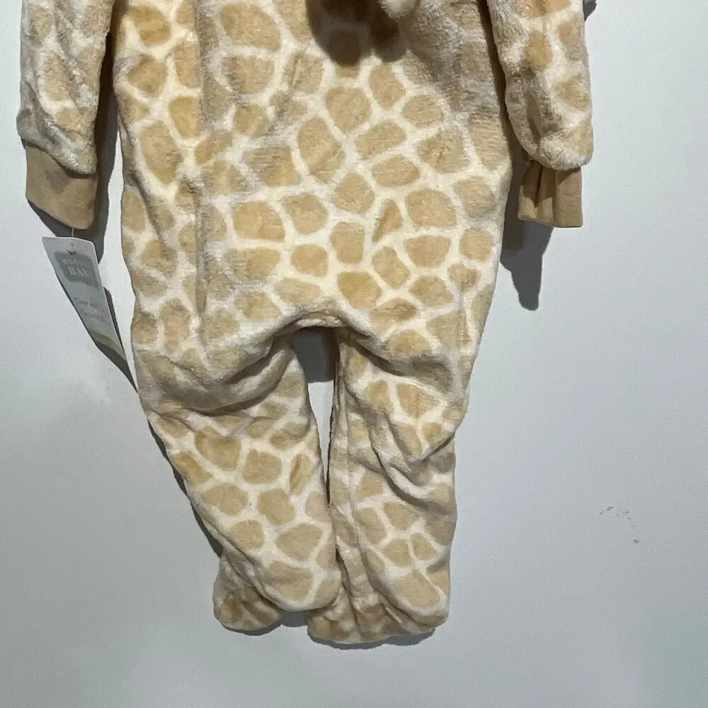 Hudson Baby Flannel Plush Sleep and Play Jumpsuit and Blanket Toy 6-9 Months NWT